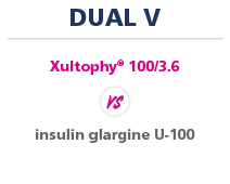 DUAL V Xultophy® 100/3.6 vs insulin glargine U-100